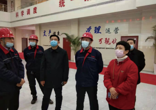 濟南市生態(tài)環(huán)境局黨組織書記、局長肖紅考察本項目