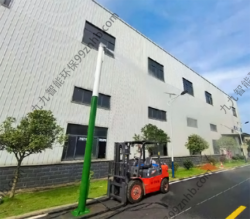 廠界、廠內(nèi)主要運輸通道的無組織排放粉塵治理